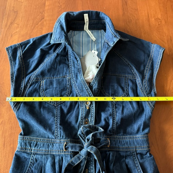 Anthropologie | Maeve Traced Denim Dress - Picture 12 of 14